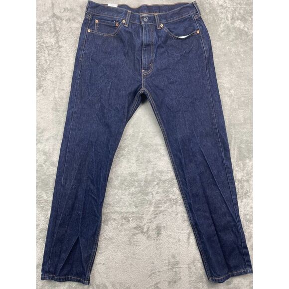 Levi's 35x32 Regular. Measures are closer to 36x33 Straight 100% Cotton - Picture 1 of 12